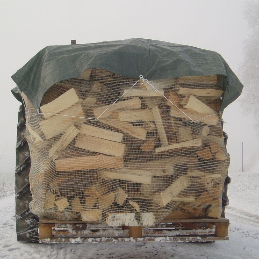 Sekk  for ved, 1000 liter Europall