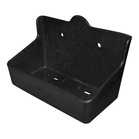 Saltsteinsholder Bandini Boks Plast For 2 kg sten Svart