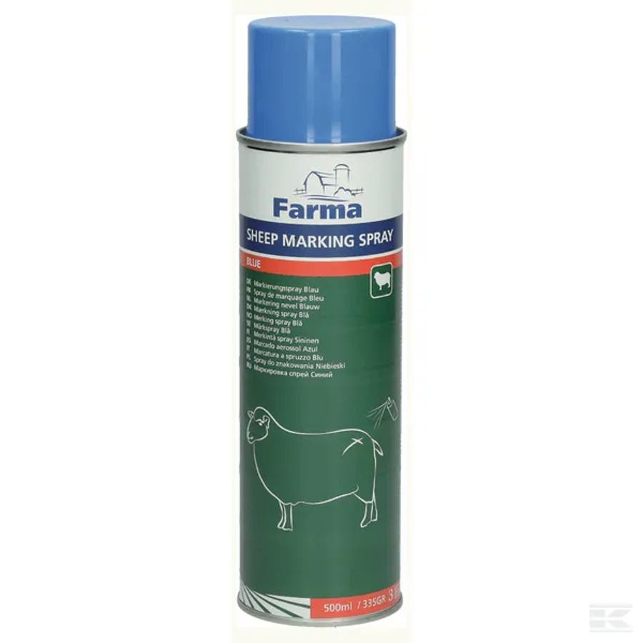 Merkespray Farma sau, blå