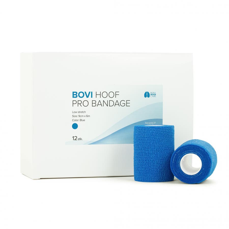 Bandasje Bovi Hovpleie 9 cm x 6 m 12 stk Blå