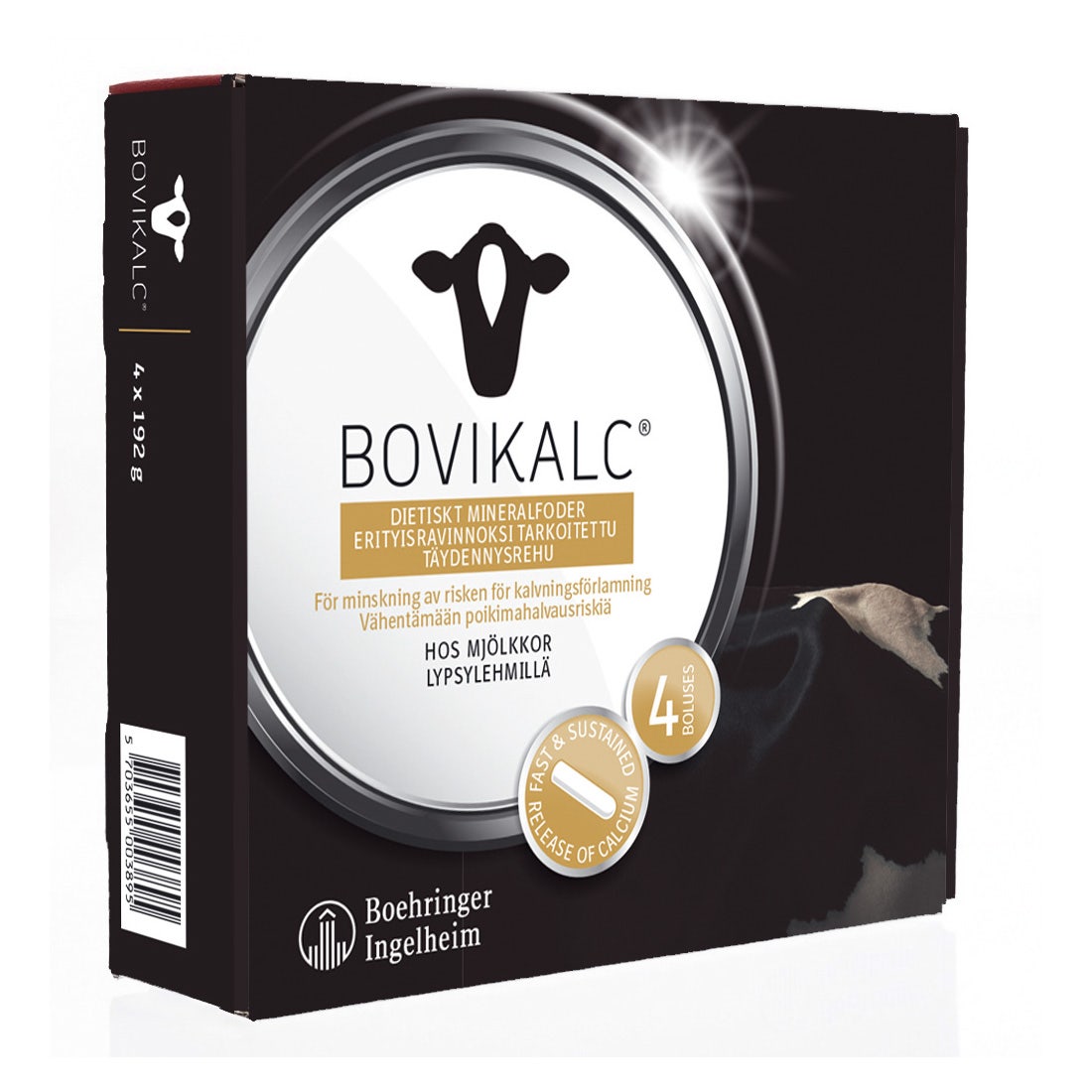 Kalsiumtilskudd Bovikalc 6x4 stykker boluser
