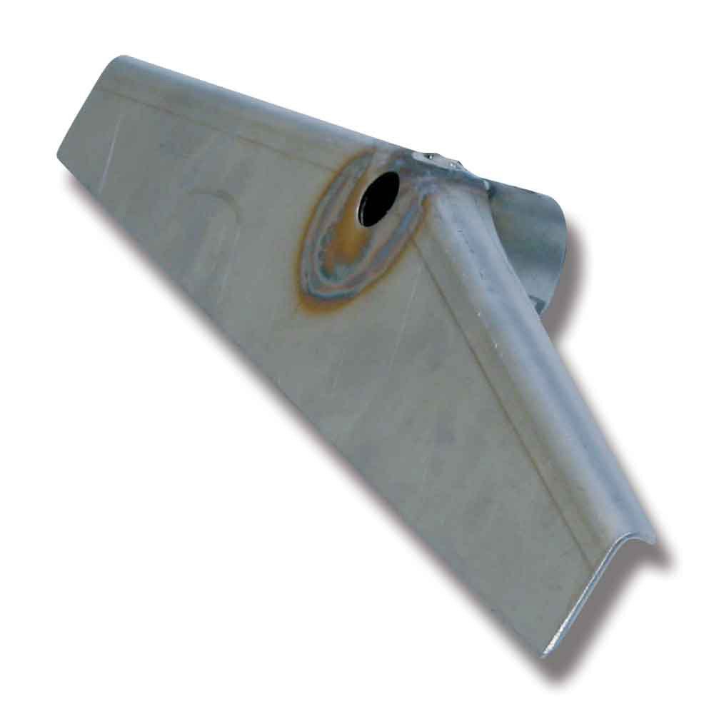 Gjødselskrape Rustfri 350 mm Vinklet