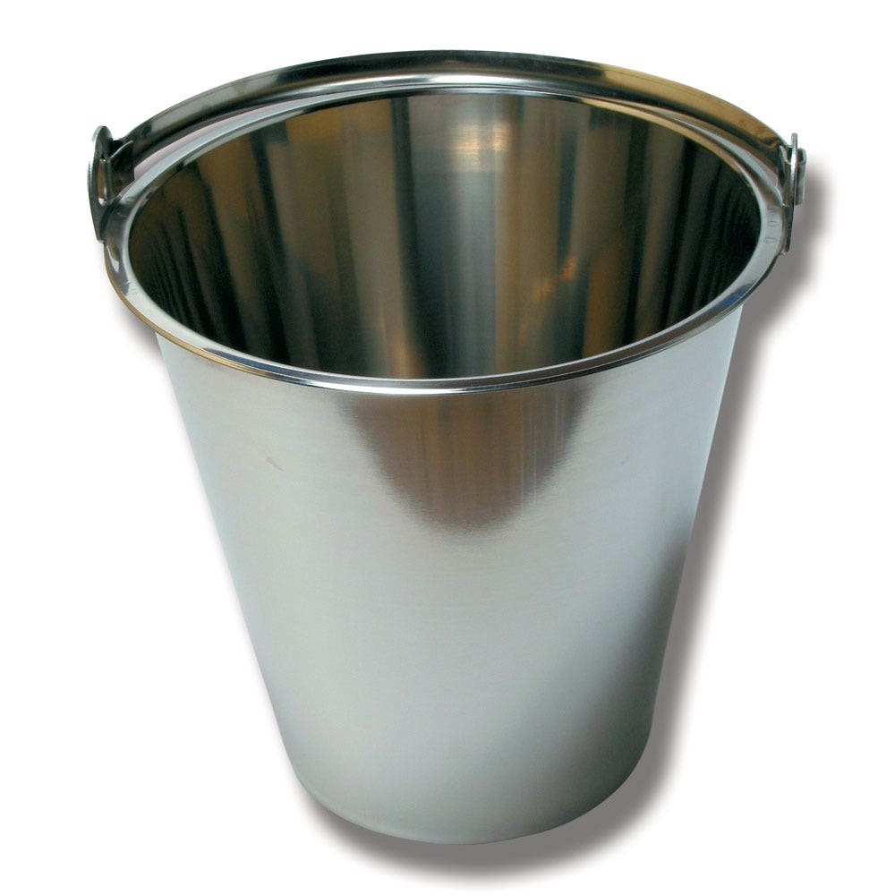 Bøtte rustfri 7 liter
