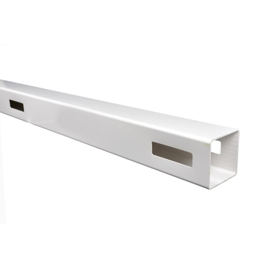 Mellanstolpe Willab för 2 slanor 2134 mm Vit