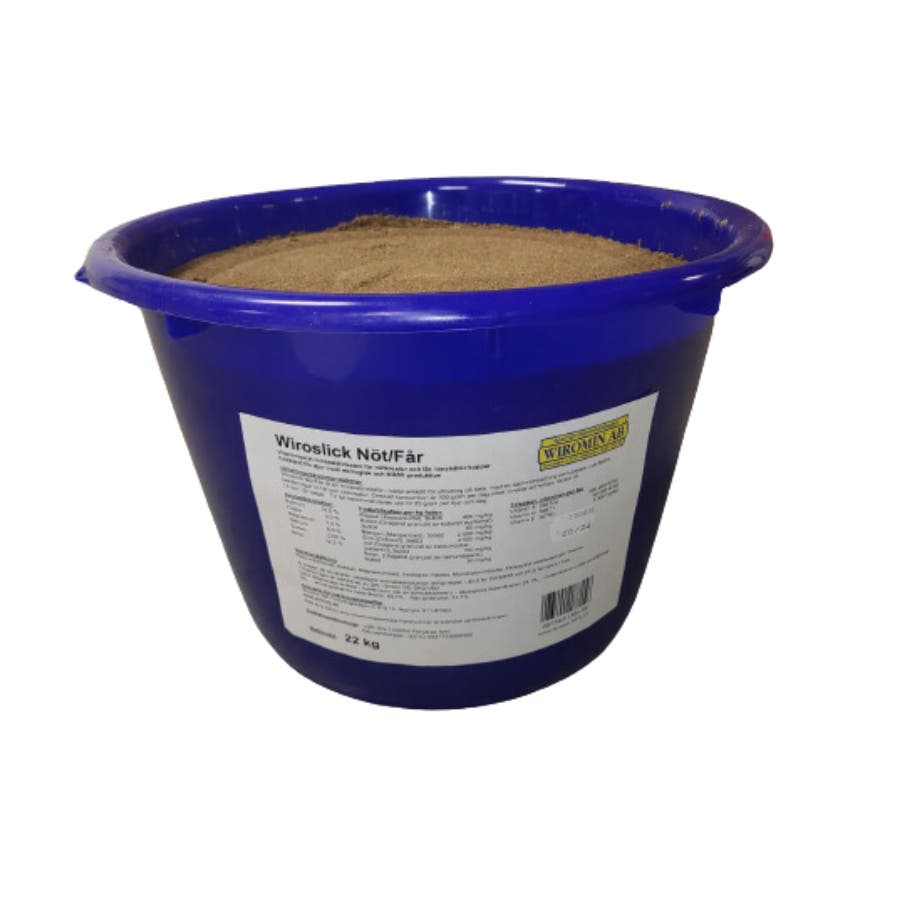 Mineralbøtte Wiroslick Storfe/Sau 22 kg